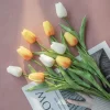 5Pcs Real Touch Tulip Bouquet for Bride, Wedding & Home Decor 4