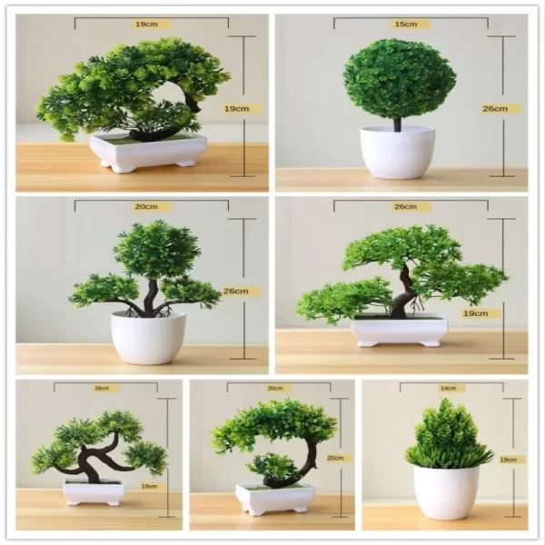 Potted Artificial Bonsai for Home & Hotel Decor 1