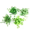 15cm Artificial Grass & Tropical Leaves Bouquet 6