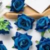 10PCS Artificial Flannel Roses for Scrapbooking Wedding Home Garden Decor 4