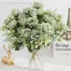 Silk Rose Bouquet for Elegant Weddings & Cozy Homes 2