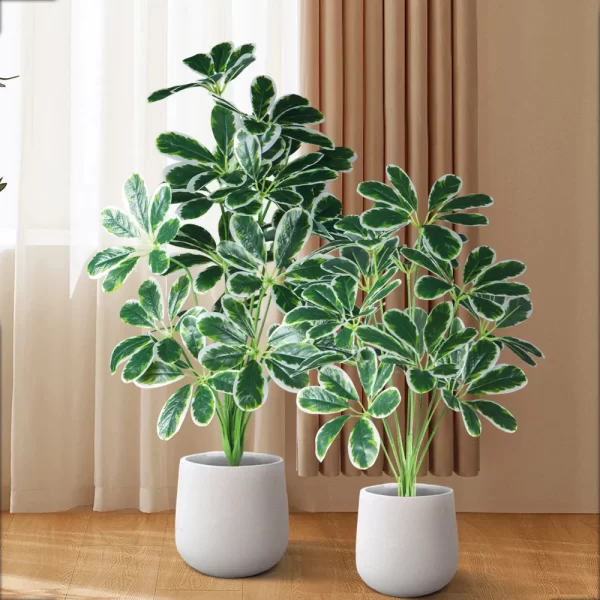 50-75cm Fake Palm & Monstera Leaves 1