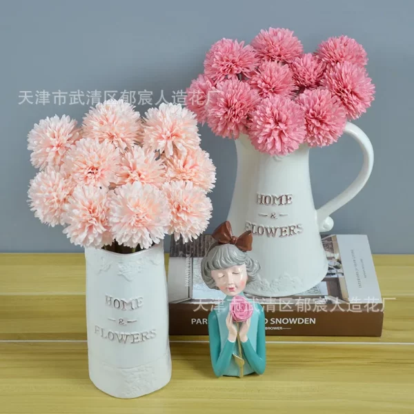 Silk Dandelion Flower Ball for DIY Wedding & Home Decoration 1