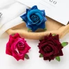 10PCS Artificial Flannel Roses for Scrapbooking Wedding Home Garden Decor 6