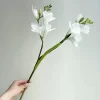 High-Quality Artificial Freesia Flowers White Wedding Spring Decor 5