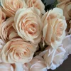 9-Head Champagne Rose Bouquet – Artificial Wedding & Home Decor 5