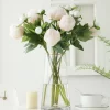 2-Head Simulated Peony for Luxury Home & Wedding Styling 4