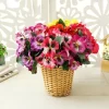 5 Heads Pansy Bouquet - Artificial Flowers for Wedding & Home Balcony Decor 6