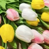 5/7/9/11/13 Bundles Real Touch Artificial Tulips for Home & Wedding Decor 3