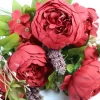 Silk Peony Bouquet for Wedding & Home Interior Decorations 6