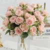 Silk Rose Bouquet for Elegant Weddings & Cozy Homes 3