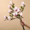 Artificial Silk Magnolia Flowers for Wedding, Garden & Home Decor 3