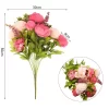 Silk Peony Bouquet for Wedding & Home Interior Decorations 2