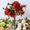 Silk Peony Bouquet for Wedding & Home Interior Decorations 5