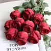 Grilled Silk Rose Bouquet – Elegant Faux Floral Gift 4