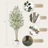 5FT Artificial Olive Tree with Lifelike Fruits 2