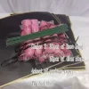 Valentine DIY Bouquet 50pcs 7cm Rose Head Glitter Artificial Flower Roses for Eternal Love Gift 3