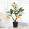 1PCS Artificial Lemon Tree Bonsai 3