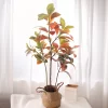 30-100cm Fake Tropical Rubber Tree 5