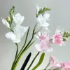 High-Quality Artificial Freesia Flowers White Wedding Spring Decor 3