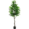 Artificial Fiddle Leaf Fig Tree 6FT Tall 4