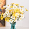 5 Heads Artificial Daisy Bouquet for Wedding Party Garden Vase Decoration 3