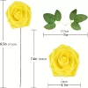 25Pcs Artificial Roses with Stem for DIY Wedding & Home Decorations 6