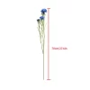 Blue Cornflower Silk Bouquet for Wedding & Valentine's Day 6