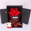 Handmade Rose Soap Bouquet with Bear for Valentine's & Mother's Day Gift 3