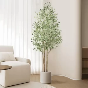 5FT Artificial Olive Tree with Lifelike Fruits 1