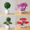 Artificial Sakura Snowball Bonsai 4