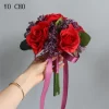 Artificial Roses & Baby’s Breath Bouquet for Wedding & Table Decoration 3