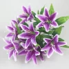 10-Head Artificial Lily Bouquet for European Wedding & Party Decor 2