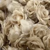 10Pcs 4cm Gold Silk Rose Heads for Wedding & DIY Flower Wall 4