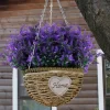 Plastic Lavender Bouquet - Artificial Flowers for Wedding & Photography 4