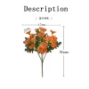 Autumn Silk Daisy Bouquet for Home, Vase & Christmas Decorations 6