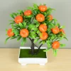 Artificial Green Bonsai Tree Potted Plant 5