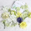 20PCS Mixed Silk Rose Artificial Flowers 2