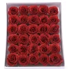 Valentine DIY Bouquet 50pcs 7cm Rose Head Glitter Artificial Flower Roses for Eternal Love Gift 2