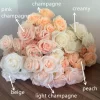 9-Head Champagne Rose Bouquet – Artificial Wedding & Home Decor 2