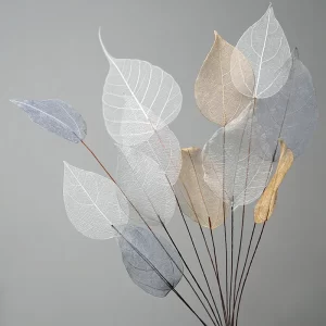 Lucency Leaf Vein Immortal Artificial Flowers for Wedding Table Decor 1