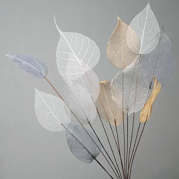 Lucency Leaf Vein Immortal Artificial Flowers for Wedding Table Decor 1