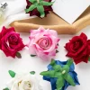 10PCS Artificial Flannel Roses for Scrapbooking Wedding Home Garden Decor 2