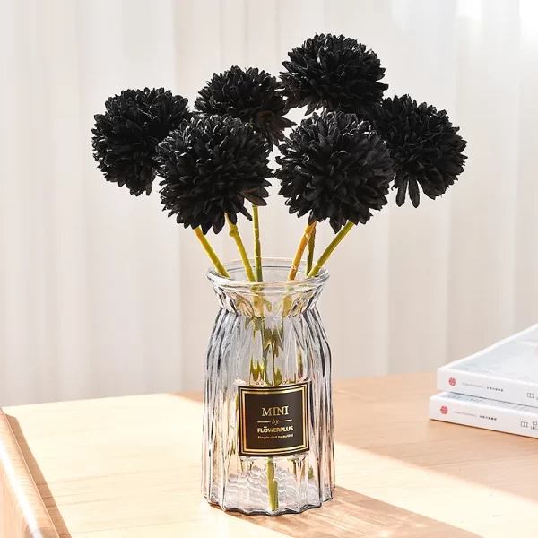 30CM Dandelion Ball Chrysanthemum – Artificial Potted Flowers for Living Room 1