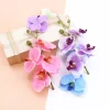 10Pcs 6CM Artificial Butterfly Orchid Flowers for DIY Wreath & Scrapbooking 5