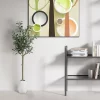 Modern Large Artificial Olive Tree 6