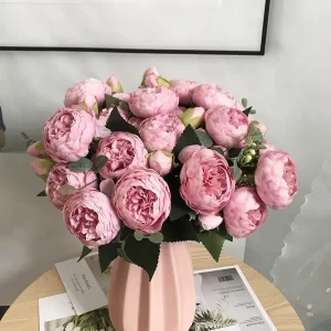 30CM Silk Peony Rose Bouquet 1