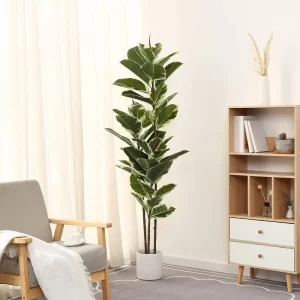 5ft Artificial Rubber Tree 1