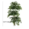 5.9FT Artificial Monstera & Banyan Tree 6