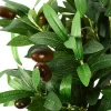 Artificial Olive Green Leaves Tree Branch 3